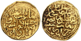 EUROPA. TÜRKEI. - OSMANISCHES REICH. Süleyman I. Kanuni, "der Prächtige", 1520-1566. 
Altin (Dinar) AH 926 = 1520, Cezayir (Algier).
Perz. 166 f., M...