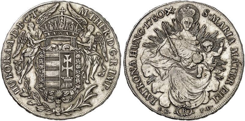 EUROPA. UNGARN. - Königreich. Maria Theresia, 1740-1780. 
Taler 1780, Kremnitz....