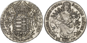 EUROPA. UNGARN. - Königreich. Maria Theresia, 1740-1780. 
Taler 1780, Kremnitz.
Dav. 1133, Voglh. 276 / VII, Her. 606, Eypelt. 304, Huszár 1680 ss