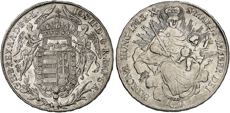 EUROPA. UNGARN. - Königreich. Joseph II., 1765-1790. 
Taler 1783, Kremnitz.
Da...