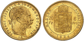 EUROPA. UNGARN. - Königreich. Franz Joseph I., 1848-1916. 
Ein zweites Exemplar.
Gold vz