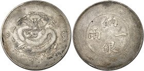 ÜBRIGES AUSLAND. - SIN KIANG. 
Sar / Tael o. J. (1905).
Dav. 193, KM Y 7 ss