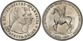 ÜBRIGES AUSLAND. USA. Gedenkmünzen. 
1 Dollar 1900, Lafayette.
KM 118, Yeo. C 2 l. berieben, vz