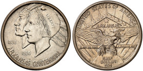 ÜBRIGES AUSLAND. USA. Gedenkmünzen. 
1/2 Dollar 1936 S, Arkansas Centennial.
KM 168, Yeo. C 7 vz
