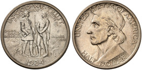 ÜBRIGES AUSLAND. USA. Gedenkmünzen. 
1/2 Dollar 1936, Daniel Boone Bicentennial.
KM 165.1, Yeo. C 9 vz