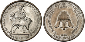 ÜBRIGES AUSLAND. USA. Gedenkmünzen. 
1/2 Dollar 1938, New Rochelle, New York.
KM 191, Yeo. C 36 vz - St
