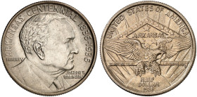 ÜBRIGES AUSLAND. USA. Gedenkmünzen. 
1/2 Dollar 1936, Robinson-Arkansas Centennial.
KM 187, Yeo. C 44 vz - St