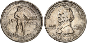 ÜBRIGES AUSLAND. USA. Gedenkmünzen. 
1/2 Dollar 1925, Fort Vancouver Centennial.
KM 158, Yeo. C 50 vz