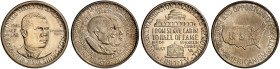 ÜBRIGES AUSLAND. USA. Gedenkmünzen. 
Lot von 2 Stück: 1/2 Dollar 1946, Booker T. Washington Birthplace Memorial, 1952, George Carrer-Booker T. Washin...