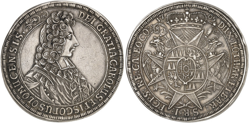 OLMÜTZ. - Bistum. Karl III., Herzog von Lothringen, 1695-1710. 
Taler 1705, Kre...