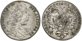 BAYERN. Karl Albert, 1726-1745. 
6 Kreuzer 1740, auf das Vikariat.
Witt. 1960, Hahn 263 f. vz