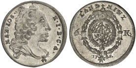 BAYERN. Maximilian III. Joseph, 1745-1777. 
6 Kreuzer 1745.
Witt. 2195, Hahn 293 vz