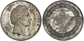 BAYERN. Ludwig I., 1825-1848. 
Geschichstaler 1826, "LUDWIG MAXIMILIANS HOCHSCHULE".
Thun 50, AKS 115, J. 33 PCGS MS 63, St