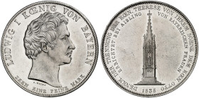 BAYERN. Ludwig I., 1825-1848. 
Geschichtstaler 1835, "DENKMAL BEI AIBLING".
Thun 67, AKS 134, J. 49 vz