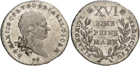 BERG. Maximilian Joseph, Kurfürst von Bayern, 1799-1806. 
Taler 1805.
Thun 109, AKS 2, J. 167 min. Sfr., ss+