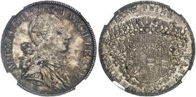 BRANDENBURG - ANSBACH. Christian Friedrich Karl Alexander, 1757-1791. 
Ein zweites Exemplar.
NGC MS 63, schöne Patina, f. St