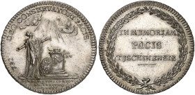 BRANDENBURG - ANSBACH. Christian Friedrich Karl Alexander, 1757-1791. 
Konventionstaler 1779, Schwabach, auf den Frieden von Teschen.
Dav. 2023, Slg...