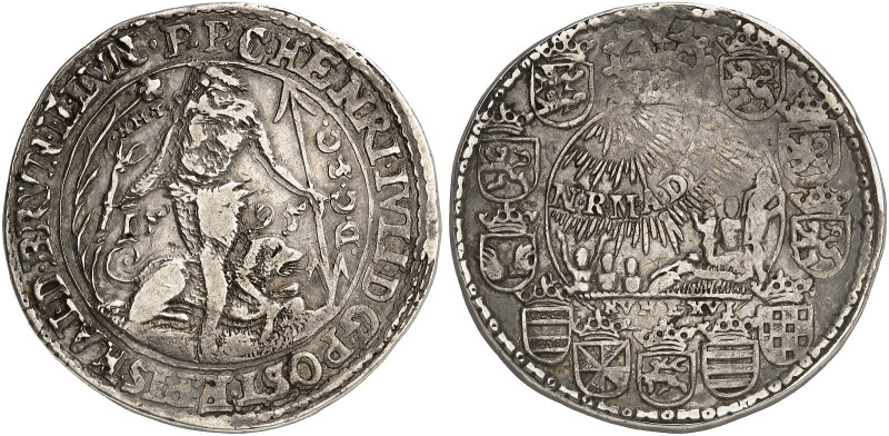 BRAUNSCHWEIG - WOLFENBÜTTEL. Heinrich Julius, 1589-1613. 
Taler 1595, Goslar, "...