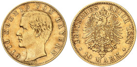 BAYERN. Otto II., 1886-1913. J. 198, EPA 10/9 
Ein drittes Exemplar.
vz+