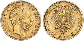 SACHSEN. Albert, 1873-1902. J. 261, EPA 10/44 
Ein zweites Exemplar.
ss
