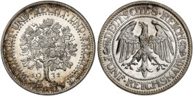 KURS - UND GEDENKMÜNZEN. J. 331, EPA 5/64 
5 RM 1932 G, Eichbaum.
winz. Kr., St