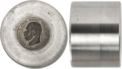 PRÄGESTEMPEL. Matrizen aus Eisen. zu J. 242 B, 245 B 
Prägestempel der Kopfseite für 10 Mark Preussen ab 1972.
vz