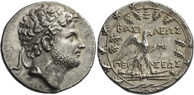 Perseus, 178 – 168. 
Tetradrachm, Pella or Amphipolis circa 174-173, AR 16.96 g...