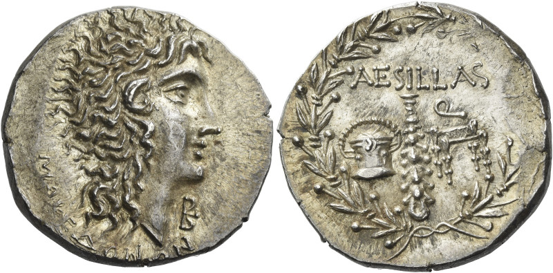 Macedonia, under the Romans. 

Aesillas quaestor, tetradrachm circa 90, AR 16....