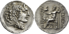 Mesembria. 

Tetradrachm in names and types of Alexander III and struck in the time of Mithridates VI circa 90- 60, AR 16.59 g. Head of Heracles r.,...