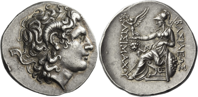 Kings of Thrace, Lysimachus 323-281 and posthumous issues. 
Tetradrachm, Lysima...