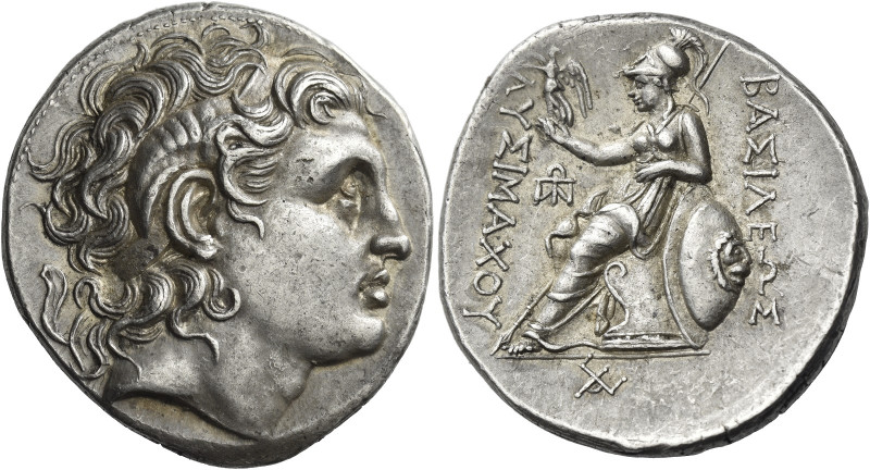 Kings of Thrace, Lysimachus 323-281 and posthumous issues. 
Tetradrachm, Amphip...