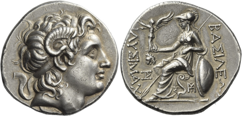 Kings of Thrace, Lysimachus 323-281 and posthumous issues. 
Tetradrachm, Lysima...