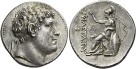 Kingdom of Pergamum. Attalus I, 241 – 197. 
Tetradrachm 241-197, AR 17.16 g. Laureate head of Philetarus r. Rev. ΦΙΛΕΤΑΙΡΟΥ Helmeted Athena seated l....