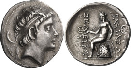Seleucus II Callinicus, 246 – 226. 
Tetradrachm uncertain mint in Mesopotamia circa 246-226, AR 16.72 g. Diademed head r. Rev. BAΣIΛEΩΣ – ΣEΛEYKOY Ap...
