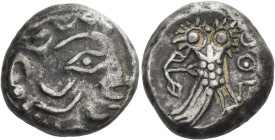 Arabia. Lihyan, II–I centuries BC 
Tetradrachm imitating Athens circa II-I centuries BC, AR 13.68 g. Schematic head r., two upward crescents on cheek...