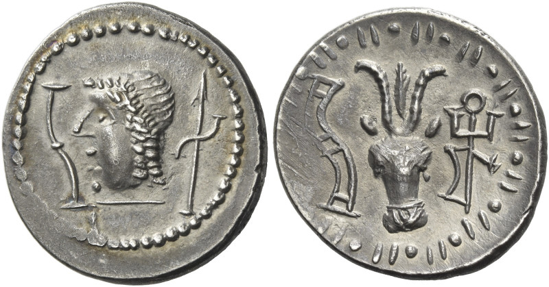 Arabia. Saba', II-III centuries AD 
Unit or denarius circa II-III century AD, A...