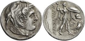 Ptolemaic Kings of Egypt, Ptolemy I as satrap, 323 – 305/4. 
Tetradrachm, Alexandria 306-300, AR 15.69 g. Diademed head of Alexander r., wearing elep...