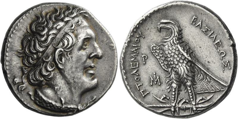 Ptolemy I Soter as king, 305–285. 
Tetradrachm, Alexandria circa 294-285, AR 14...