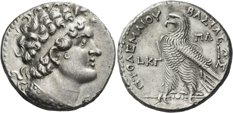 Ptolemy VI Philometor. Second sole reign, 163 – 145. 
Tetradrachm , Paphos 159-...