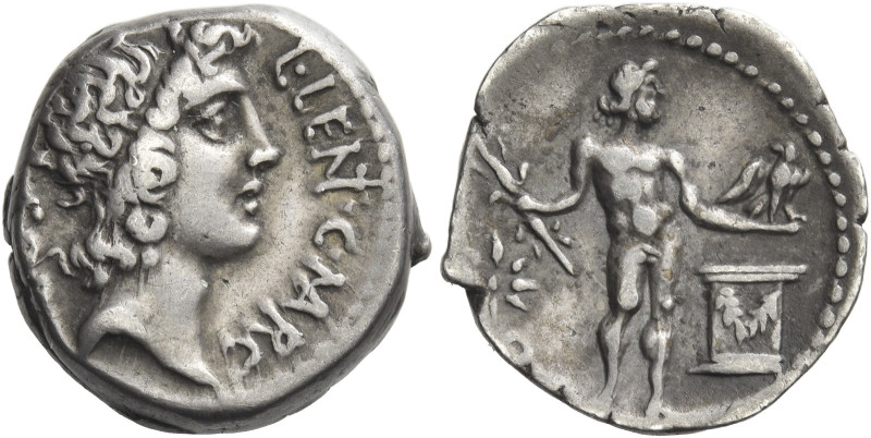 L. Cornelius Lentulus and C. Claudius Marcellus. 
Denarius, Apollonia and Asia ...