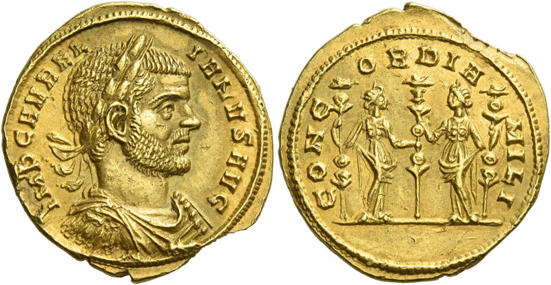 Aurelian, 270 – 275. 
Aureus, Mediolanum circa 270-271, AV 4.59 g. IMP C AVREL ...