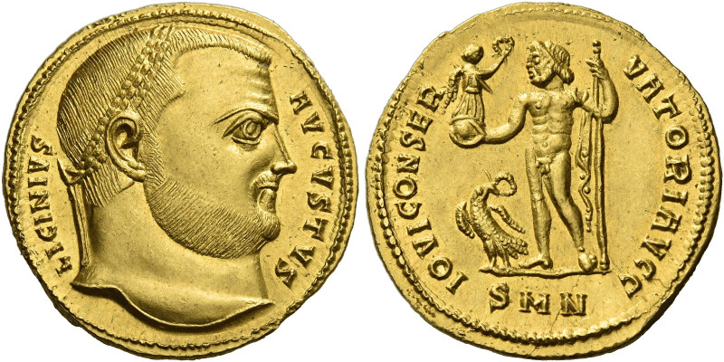 Licinius I, 308 – 324. 
Aureus, Nicomedia 316, AV 5.32 g. LICINIVS – AVGVSTVS L...