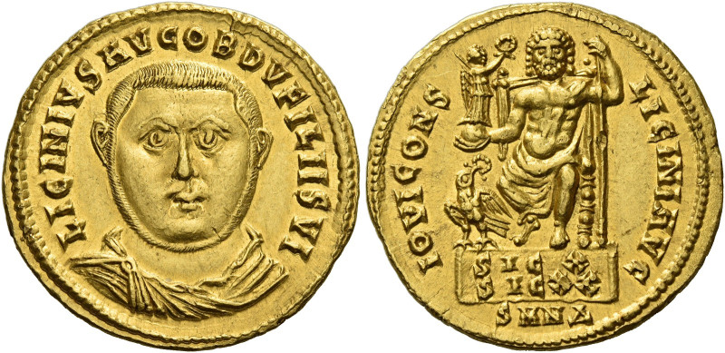 Licinius I, 308 – 324. 
Aureus, Nicomedia March 321-322, AV 5.30 g. LICINIVS AV...