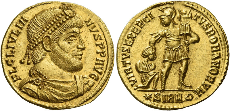 Julian II augustus, 360 – 363. 
Solidus, Sirmium 361–363, AV 4.19 g. FL CL IVLI...