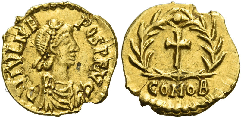 Julius Nepos first reign, 474 – 475. 
Tremissis, Mediolanum 474-475, AV 1.43 g....