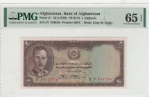 Afghanistan, 2 Afghanis, 1939, UNC, p21
PMG 65 EPQ
Estimate: USD 75-150