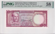 Afghanistan, 100 Afghanis, 1967, AUNC, p44
PMG 58
Estimate: USD 40-80