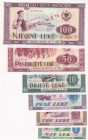 Albania, 1-3-5-10-50-100 Leke, 1976, UNC, SPECIMEN
(Total 6 banknotes)
Estimate: USD 125-250