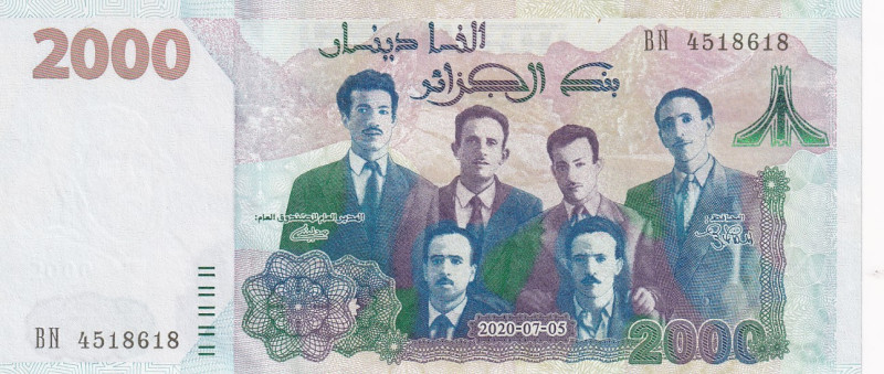 Algeria, 2.000 Dinars, 2020, UNC, p147
Commemorative banknote
Estimate: USD 30...