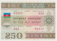 Azerbaijan, 250 Manat, 1993, UNC, p13A
Estimate: USD 40-80